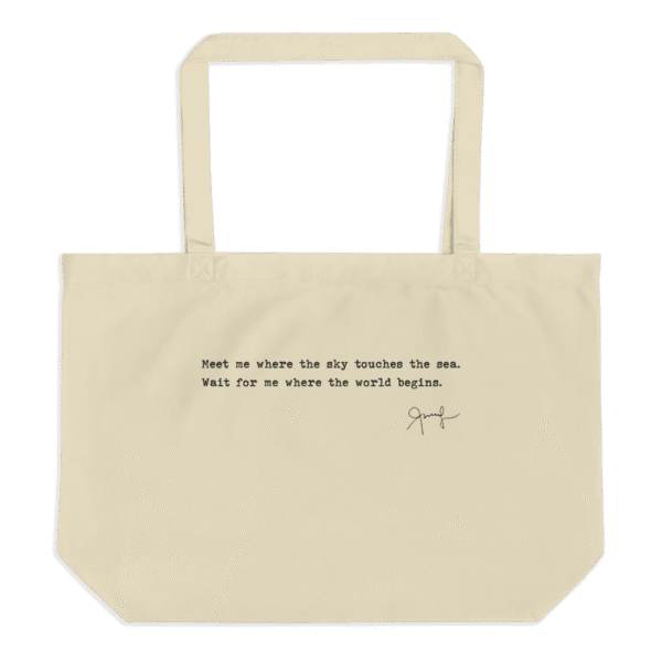 Where the Sky Touches the Sea Tote Bag